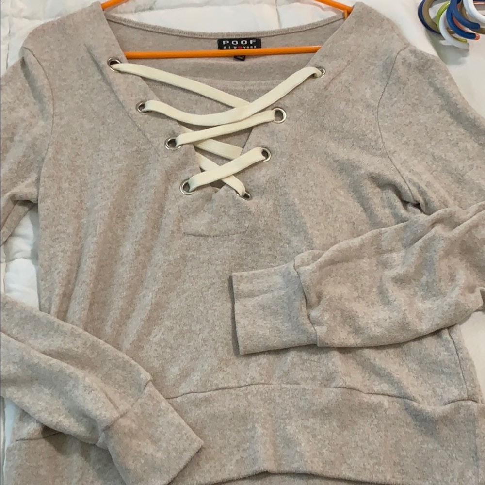Cream sweater